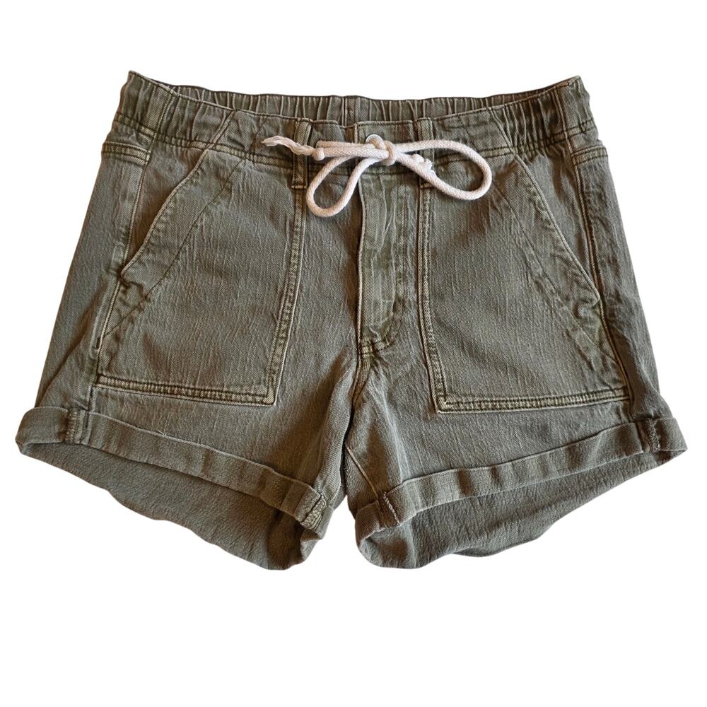 American Eagle Olive Green Stretch Utility Camp Shorts Size 6